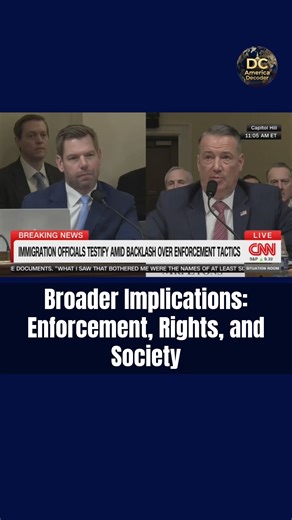 DC America Decoder🇺🇸 on Instagram: "Broader Implications: Enforcement, Rights, and Society The Renee Good case underscores debates over aggressive immigration tactics under Operation Metro Surge, which deployed thousands of agents nationwide. Proponents argue it's essential for border security, while others cite civilian harms, including two fatalities in Minneapolis, and lawsuits alleging overreach. Constitutionally, it touches on due process and equal protection. Historically, similar operat