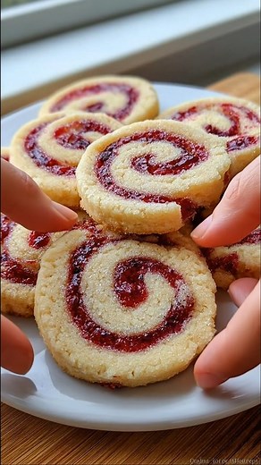 63K views · 307 reactions | Buttery Raspberry Swirl Shortbread Cookies (Slice & Bake) Ingredients: Buttery Shortbread Dough: 1 cup (227 g) unsalted butter, softened 3/4 cup (150 g) granulated white sugar | Happy Recipes | Facebook