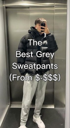 BEST GREY SWEATPANTS FOR MEN! #mensfashion #mensstyle