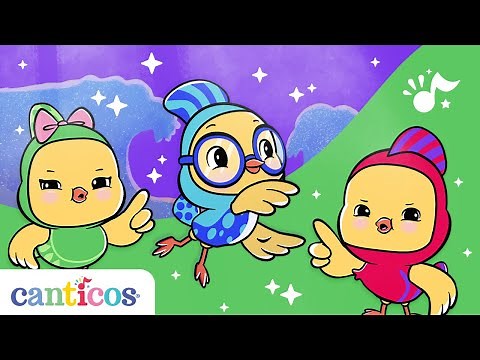 Tres Pececitos se fueron a nadar | Three Little Fish | Aprende Inglés | Cancion Infantil Canticos