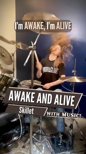 48K views · 2.5K reactions | Teen Drummer Covers Skillet’s “Awake and...