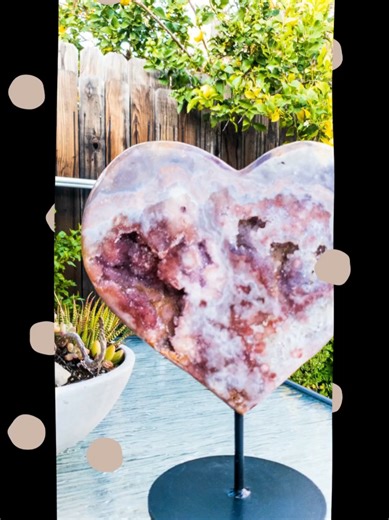 ✨ STOP SCROLLING! This is your sign for radical self-love. 💖 Elevate your altar, desk, or sacred space with the most breathtaking piece in the universe: Healing & Ascending’s Rare Pink Amethyst Heart Display! This isn't just a crystal—it's a massive infusion of unconditional love, combining the stress-relieving calm of Amethyst with the pure, compassionate energy of the heart chakra. Its gorgeous pink hue is incredibly rare and instantly transforms your environment into a zone of peace and heal