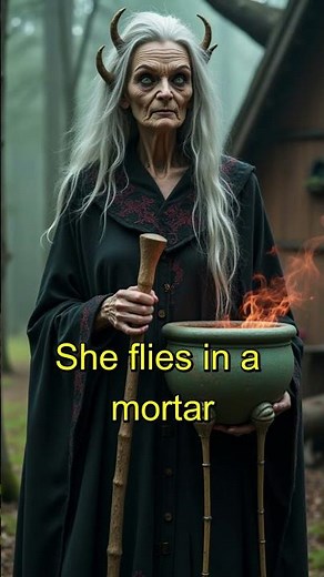 Baba Yaga the Fearsome Witch in Slavic Mythology #babayaga #babayagalive #witch #slavicmagic #myth