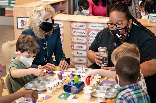 Jill Biden Just Returned to the Classroom to Teach In Person—and Made History