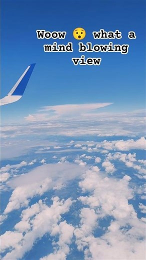 Flying High Over the Clouds 35,000ft | Window sheat View Experience ✈️#aeroplane #airplane #aviation