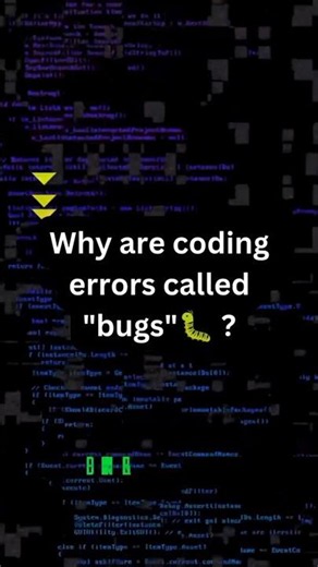 🐛 Ever wondered why programming errors are called "bugs"? #coding #programming #facts #engineering