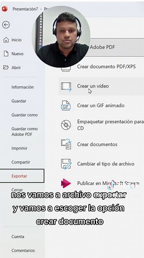 Convierte una presentación de PowerPoint en un documento de Word. #profemiguelmejia #word #powerpoint #trucosytips #herramientasdigitales #contentcreator #contenido #MicrosoftEdu