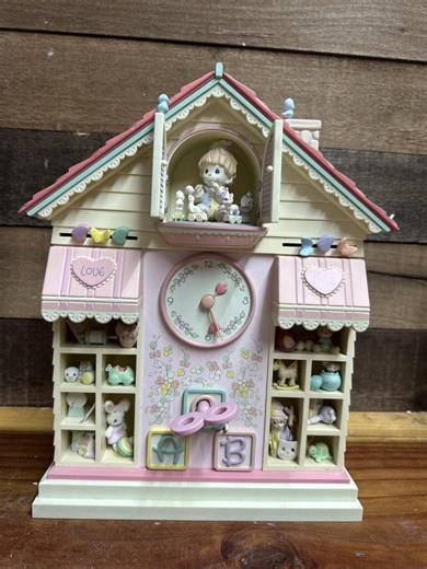 Adorable Enesco Precious Moments Toyland Windup Musical Clock Original Box 1991 - Etsy
