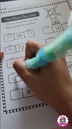 🦙 One more one less math worksheet #nataliestudio #kindergarten #worksheet #teacherspayteachers