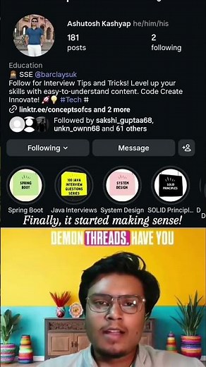 Finally, it started making sense. #javaprogramming #javainterview #java #systemdesign ‪@Telusko‬