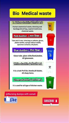 💥 biomedical waste in hospital#wastemanagement #biomedical#hospital#nursing #shorts