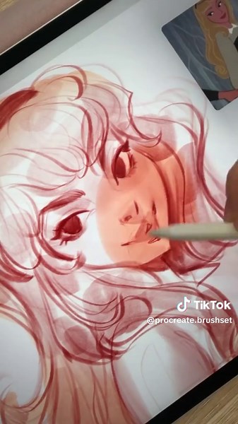 How to Draw Disney Princess Aurora in Procreate