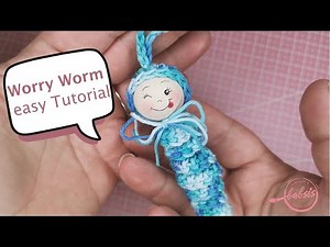 How to crochet a Worry Worm- easy Tutorial