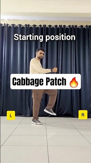 👉 Learn Cabbage Patch in 50 Seconds 🔥 | Easy Hip-Hop Dance Step #cabbagepatch #hiphop
