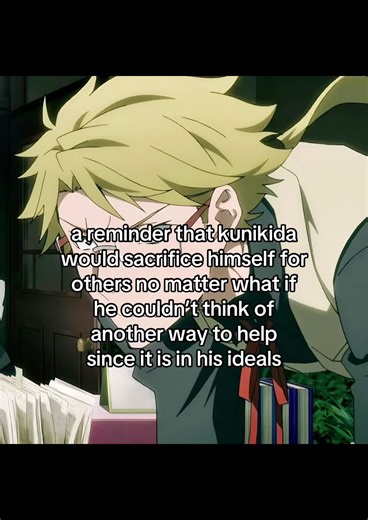 Kunikida's Self-Sacrifice Ideals in Bungou Stray Dogs
