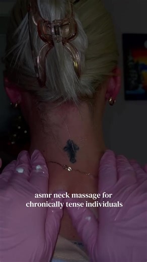 this video found you for a reason 👀✨ unwind with this sleepy asmr session, the perfect calming and relaxing asmr for a busy mind. this stiff neck massage is dedicated to be a relaxation massage designed to melt tension and guide you into rest. no talking, just the soothing sounds of tight muscles releasing. feel the stress dissolve with every press. #neckmassage #asmrmassage #massageasmr #sleepaid #asmrtiktoks
