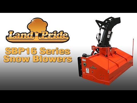 Land Pride SBP16 Series Snow Blowers