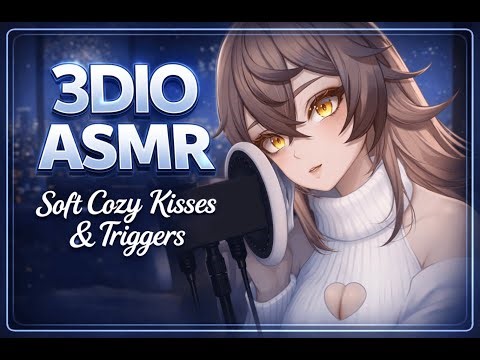 【 3DIO ASMR】🎧 Soft Whispers, Ear Attention & Relaxation