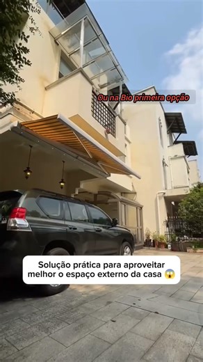 toldo retrátil perfeito para abrir e fechar, é Manual