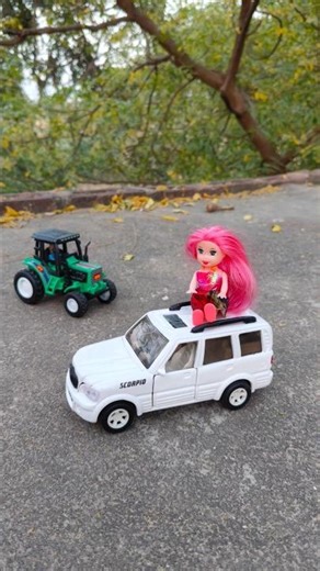 Unboxing Farm Tractor Trolley Remote Control Die-Cast Model, Scoripo Car & Review #Farm #tractor