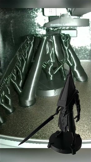 Pyramid Head - Silent Hill - 3D printing timelapse