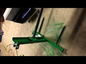 How To Make A Hay Spear For A 3 point Hitch Tractor
