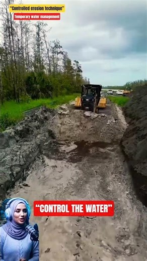 How Engineers Control Water Flow Using Heavy Machinery