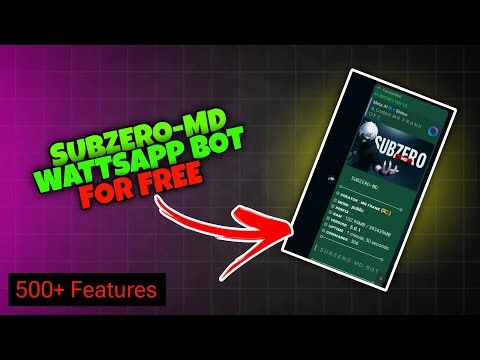 How To Deploy Subzero Md Wattsapp Bot For Free !