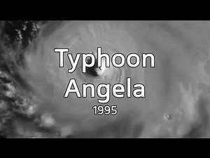 The Track of Typhoon Angela (1995)