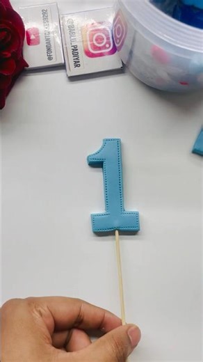 How To Make Fondant Digit 1 | Fondant Digit Cake | Fondant Tutorial ‪@fondantcakes9292‬