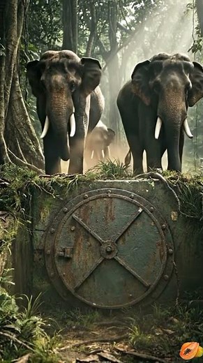 Woman Escapes Elephant Stampede by Hiding Underground | Cinematic AI Story.