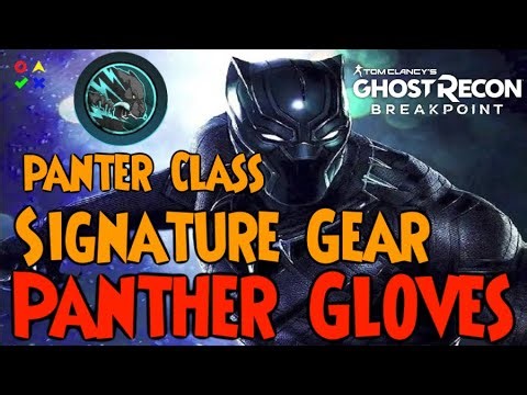 Panther Class, Gloves, Signature Gear, Guns Ultimate Stealthy Loadout | Ghost Recon Breakpoint