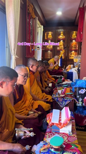 4rd Day – Long Life Ritual ☸️🙇🏻📿 #buddhist☸💫 #monklife❤️🙏 #fouryou #viraltiktok #fypシ゚