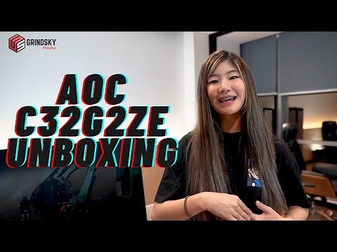 GrindSky Unboxing - AOC C32G2ZE Gaming Monitor