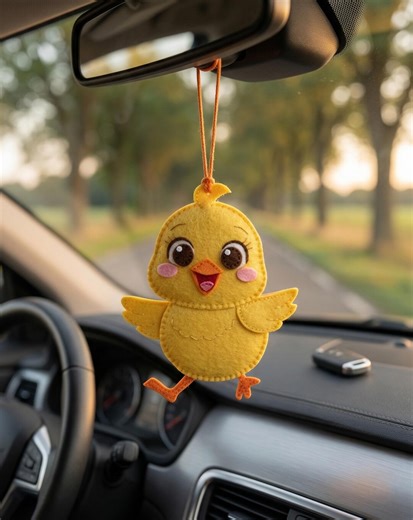 Felt Chick Sewing Pattern PDF, Easter Ornament DIY, Beginner Friendly Felt Animal Template, Printable Blueprint Pattern Download - Etsy