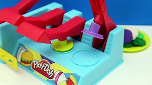 Play Doh Hamburger Burger Builder Play Dough Review by Unboxingsurpriseegg
