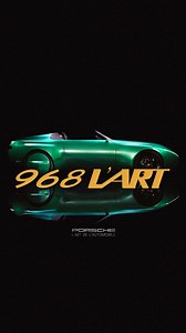 L'Art de L'automobile on Instagram: "My friends and I worked hard every single day since we were kids to get to this moment. The process is long, hard sometimes, interesting, beautiful and meaningful always. Today, we are proud to introduce you to the project we have been working on with @porsche for the last two years, and dreamed of, forever. For the 30th anniversary of the 968, we have designed in house our own version of the car : The Porsche 968 L'ART. The car will be on display at the Pors
