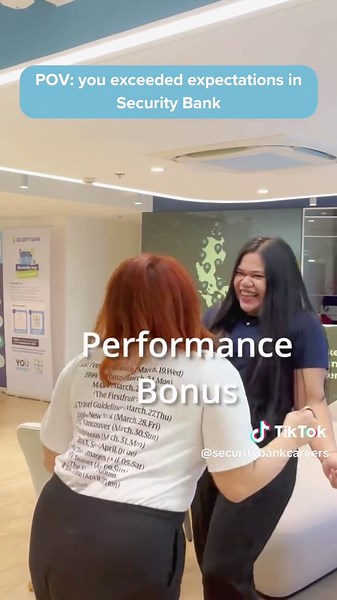 A rewarding career is just around the corner! 👀 💙💚 #lifeatsecuritybank #youdeservebetter