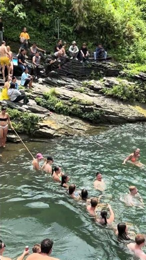 Waterfall Dive Adventure #shorts