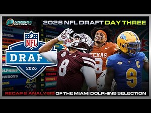 Miami Dolphins Draft Kyle Louis & More! | 2025 NFL Draft Day 3 Recap