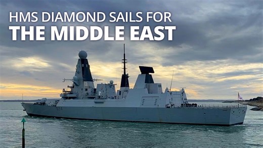 Why HMS Diamond is patrolling the Middle East