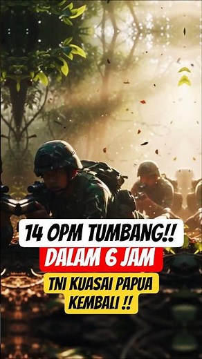 TNI BEBASKAN WARGA SOANGGAMA — 14 OPM TUMBANG DALAM SERANGAN SUBUH
