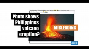 This photo shows the Anak Krakatau volcano erupting in Indonesia in 2009