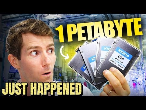 Inside Kioxia’s Factory — How a Petabyte Fits in the Palm of Your Hand