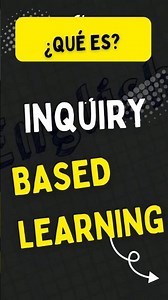 INQUIRY-BASED LEARNING | Concepto y ejemplos 👨🏻‍🏫