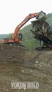 Yukon Gold- Rock vs Sluiceplant #shorts #gold #goldmine #goldfever #goldrush #mining #gold