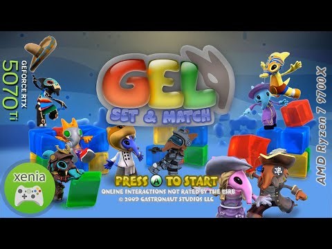 Gel: Set & Match (Exclusive) | xenia Emulator (4K / 2160p / 60fps) | Microsoft Xbox 360