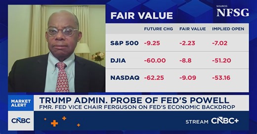 Roger Ferguson warns Fed independence under threat amid policy divides