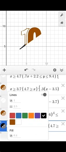 A Ten in Desmos