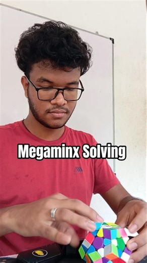 Megaminx Solving 💀🔥❤️ #shorts #speedcubing #megaminx #solving #fast